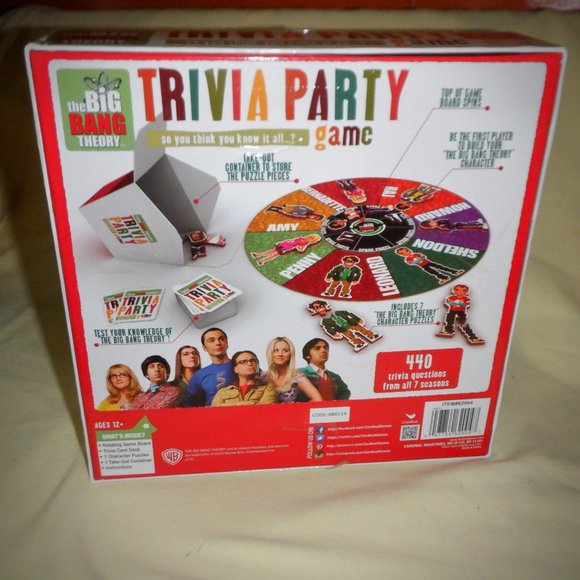 The BIG BANG Theory ~ Trivia Party ~ 440 Trivia Questions - Picture 2 of 2